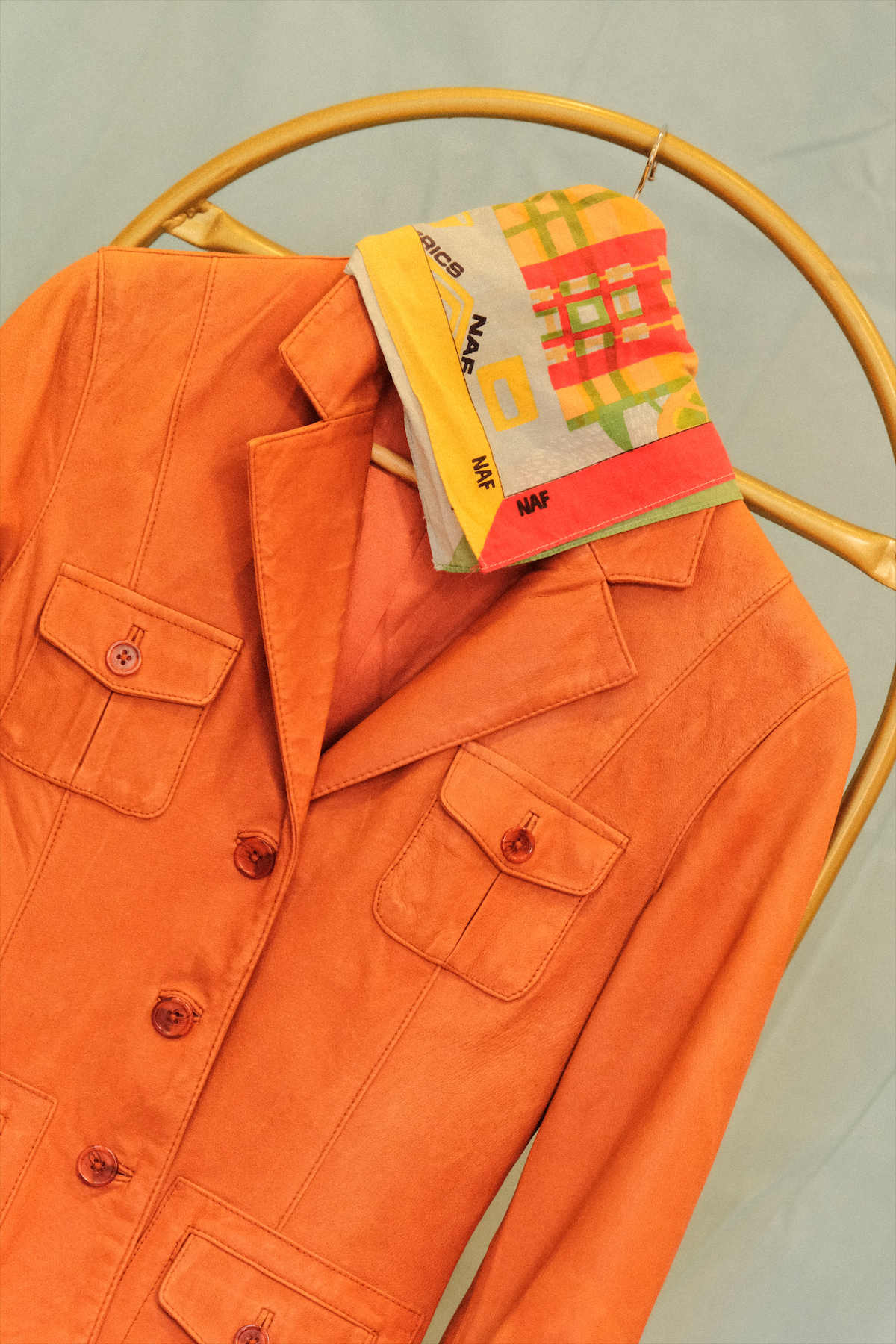 Veste en cuir Naf Naf Taille S