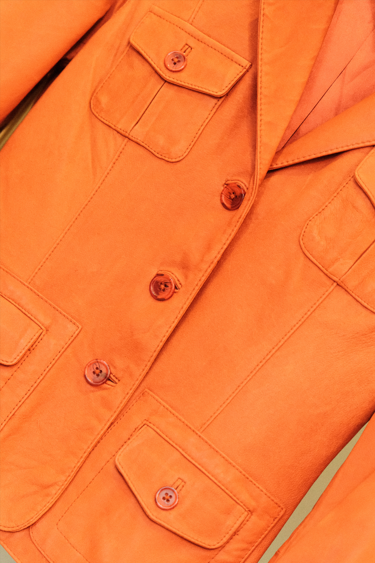 Veste en cuir Naf Naf Taille S