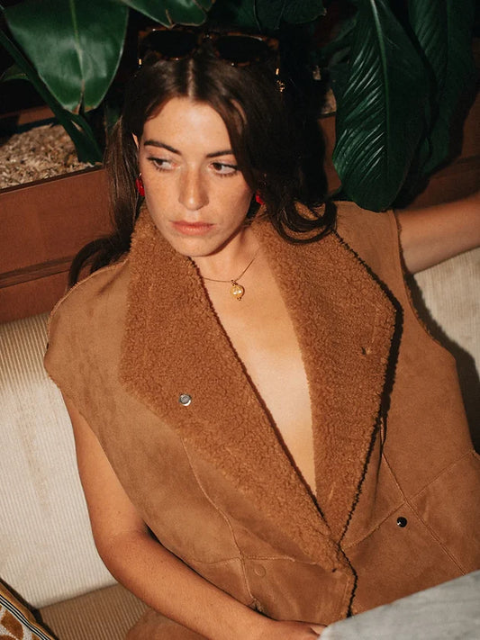 Collier Disco Socool, bijou fantaisie rétro en nacre fait main Arcachon