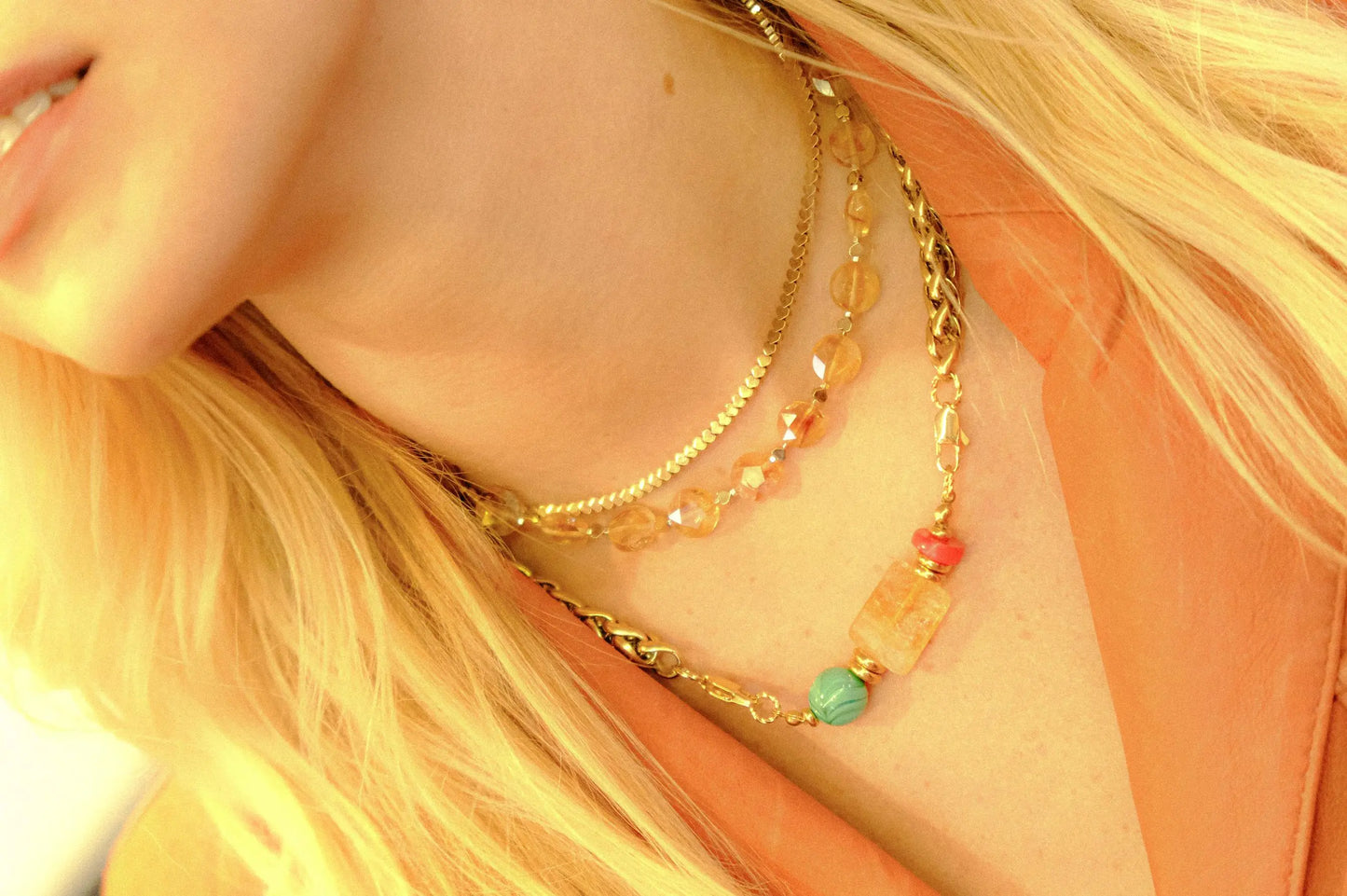 Collier Lover Socool, bijou fantaisie en hématite en forme de cœur fait main Arcachon