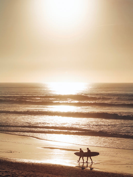 Fin de journée sur la plage