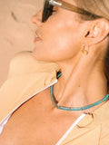 Collier California N°9 Socool, bijou fantaisie bohème en perles de verre fait main Arcachon